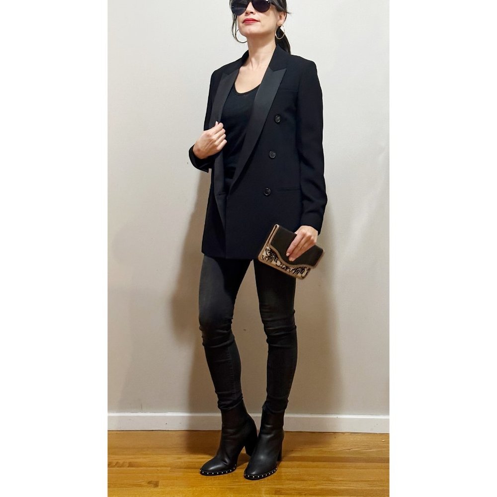 AllSaint tuxedo-style/dbl breasted blazer PERFECT!